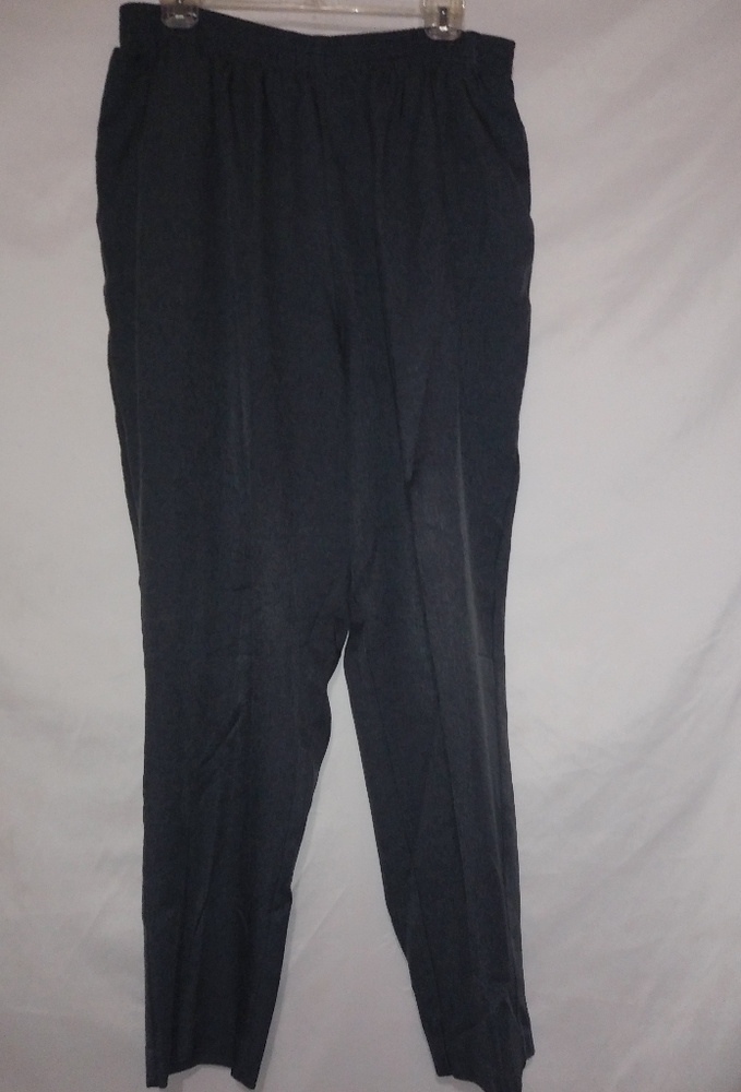 Donkenny 20W Pull On Comfort Slacks Pants Trousers in Medium Gray - Plus